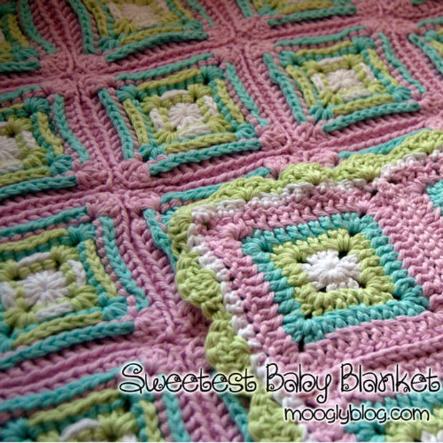 Sweetest Baby Blanket - free pattern with photo tutorial! #crochet