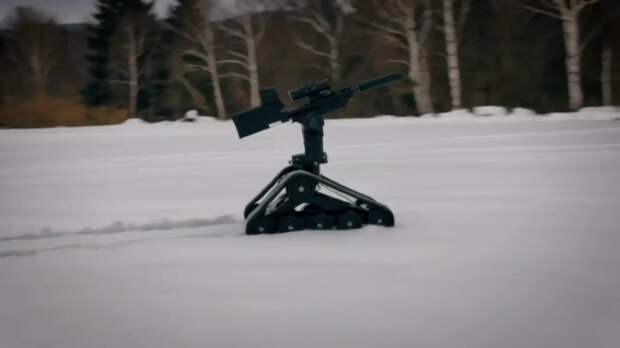 Появилось первое видео применения российского робота-снайпера "Двойник"