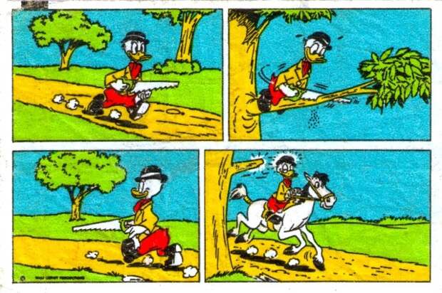 Коллекция вкладышей жевательной резинки Donald