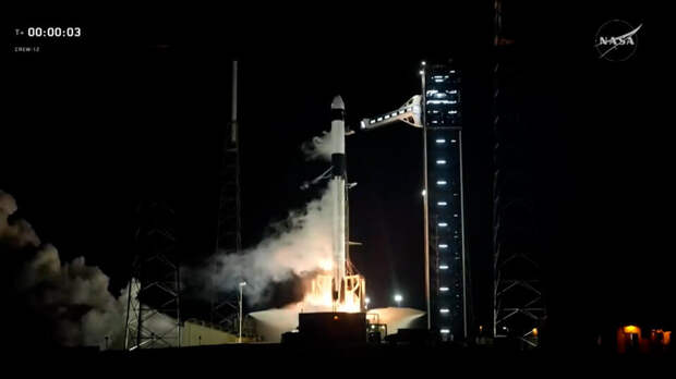 Корабль Crew Dragon с космонавтом Андреем Федяевым стартовал к МКС