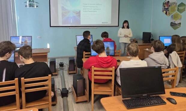 Ученики дорожного класса школы №36 в Архангельске осваивают инженерное проектирование