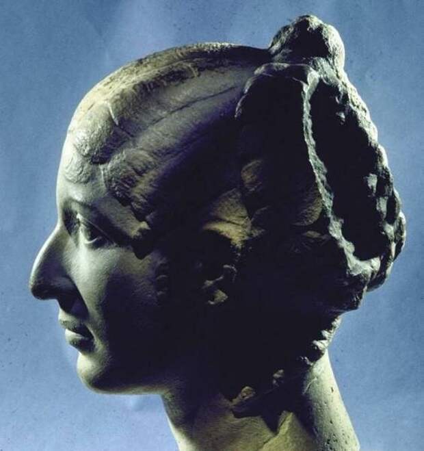Голова античной женщины из Британского музея