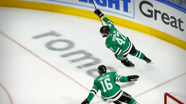 Радулов вышел на второе место в истории «Далласа» по победным шайбам в одном плей-офф