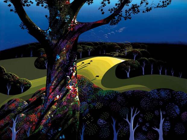 Эйвинд Эрл (Eyvind Earle) - известный американский художник, писатель и иллюстратор.