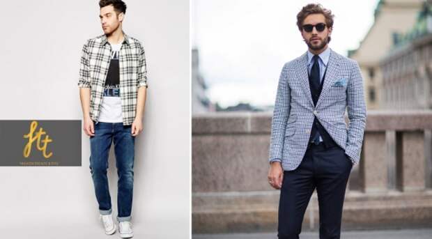 Check Suits Fashion