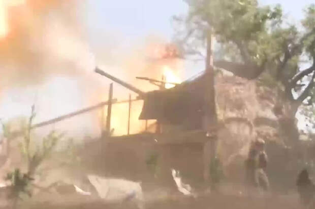 Артиллеристы РФ ликвидировали склад боеприпасов ВСУ в Запорожской области