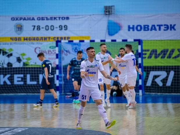 «Газпром-Югра» одержал первую победу в финале Чемпионата России по мини-футболу