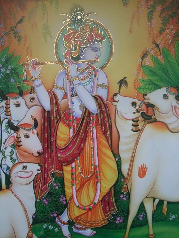 Говинда - покровитель коров, Джайа Шри Кришна!