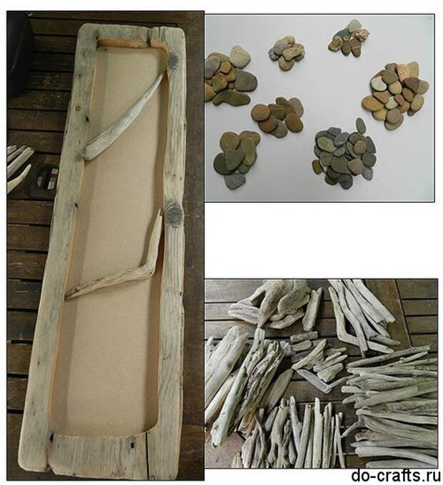 Панно из гальки 6