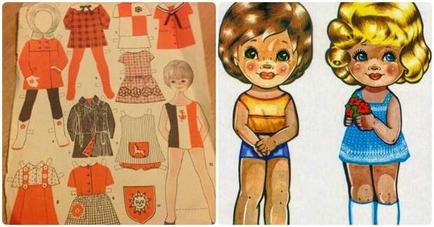 Бумажные куклы: доступная, увлекательная и творческая игра детей СССР