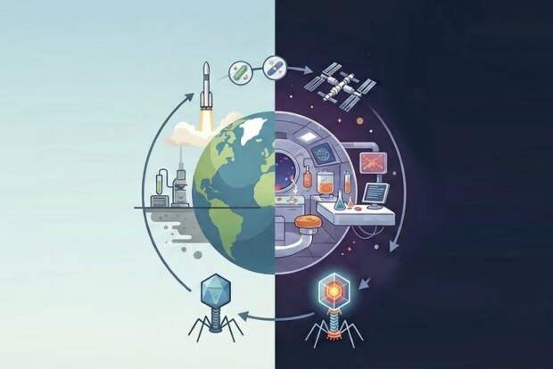 Космические вирусы оказались эффективнее земных антибиотиков