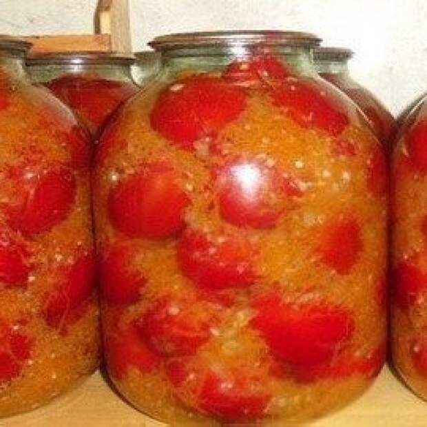 ОЧЕНЬ ВКУСНЫЕ ПОМИДОРЫ НА ЗИМУ