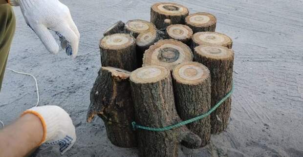 Ударный колун для быстрой колки дров