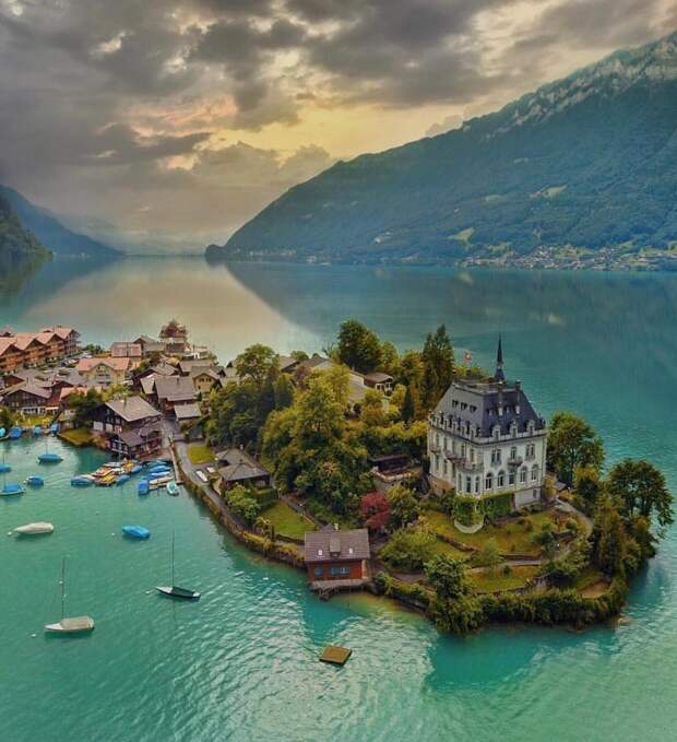 Iseltwald, Switzerland красивые места, мир, планета, природа, путешествия