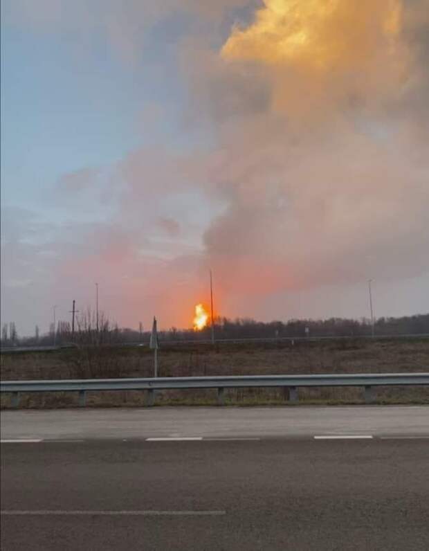 Взрыв газопровода Уренгой-Помары-Ужгород