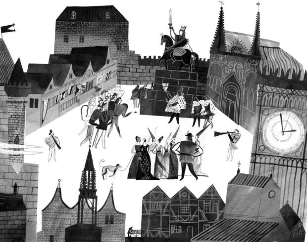 Ольга Пташник, фрагмент комикса «Рыцарский турнир Ланселота»