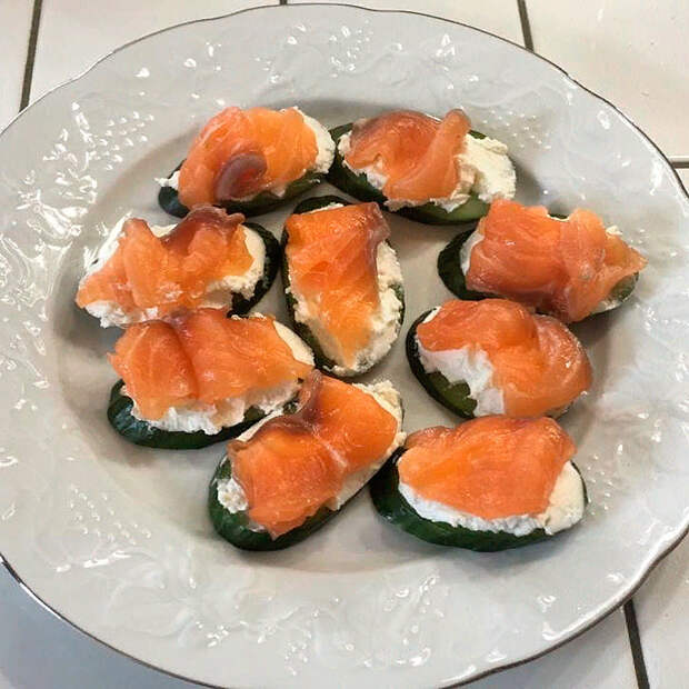 Рецепты Маргариты Симоньян: Закуска с лососем