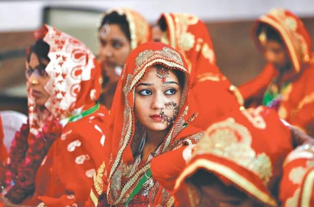 Ранние браки и сегодня распространены в Индии. 