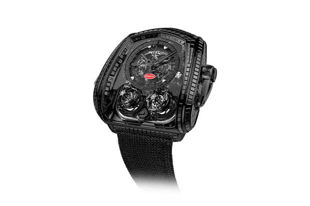 Часы Twin Turbo Furious Bugatti La Montre Noire, Jacob & Co.