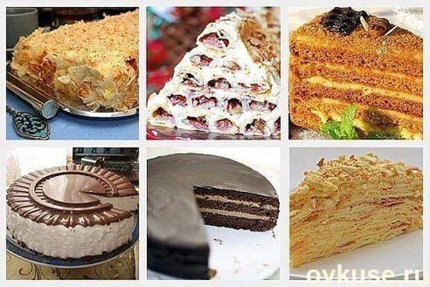 5 самых вкусных рецептов самых популярных тортов