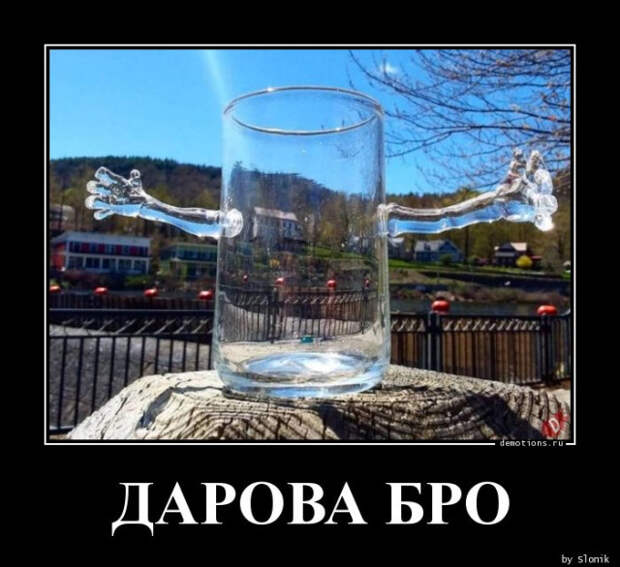 Демотиваторы – картинки: «Здорово, бро!»