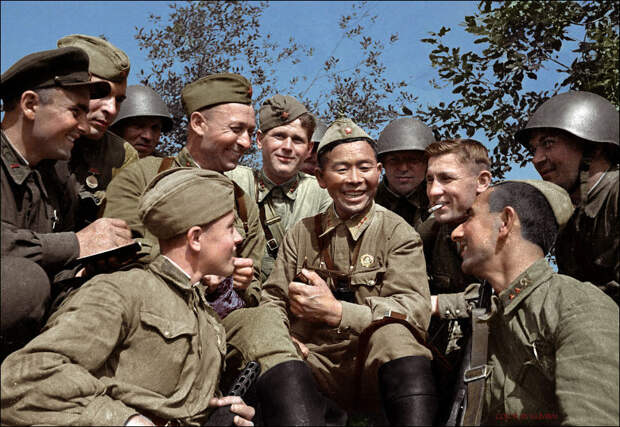 раскрашеные фотографии
