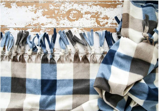 Пледы своими руками: 6 простых мастер-классов