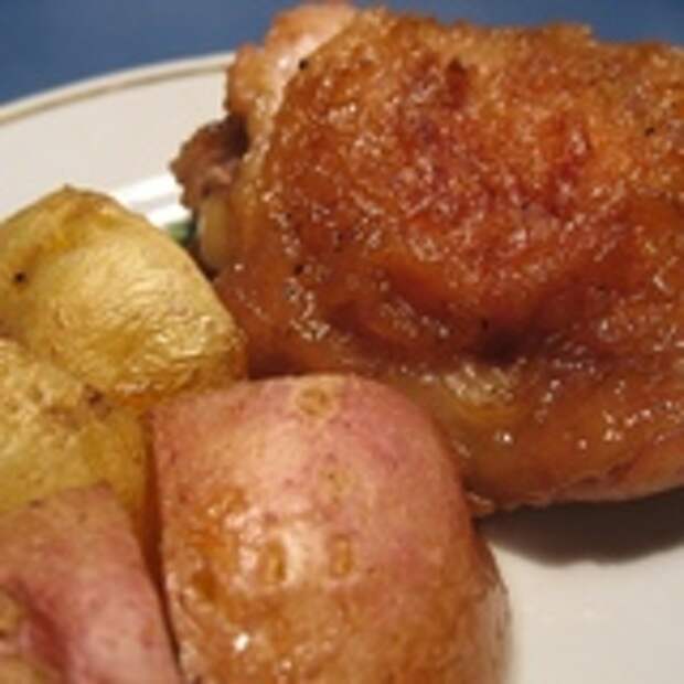 Запеченные куриные ножки с кленовым сиропом