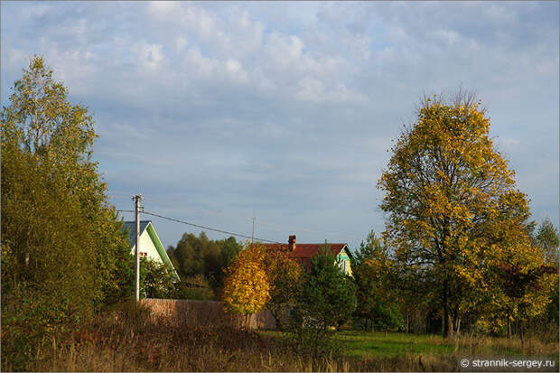 Древние села  в долине реки Лопасня - Починки