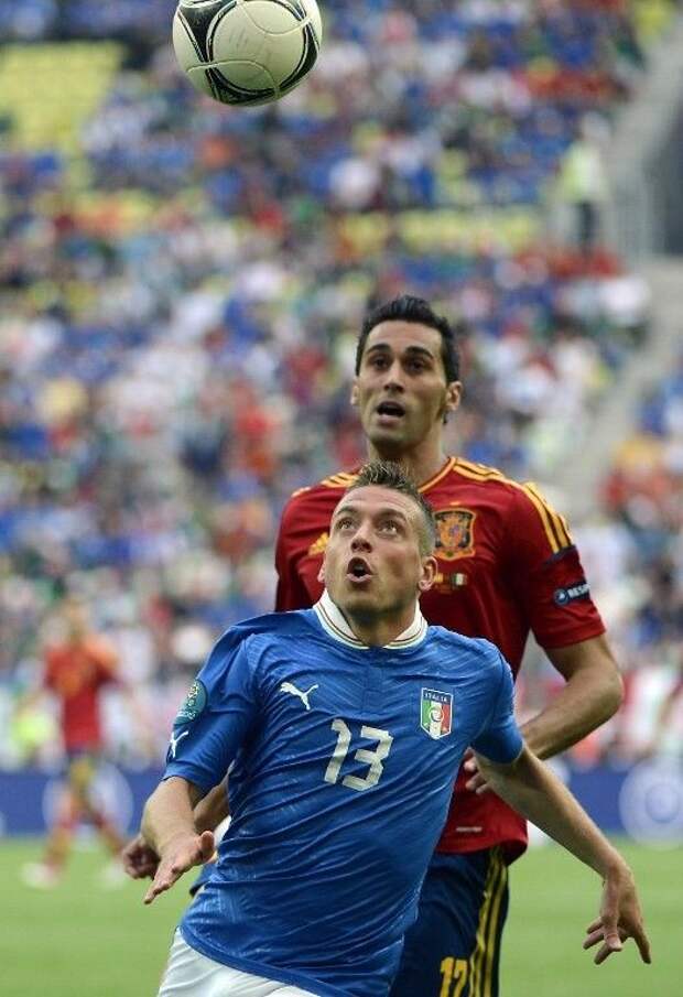 Emanuele Giaccherini Italy vs Spain