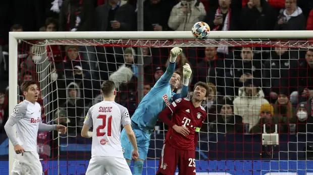 «Бавария» на 90-й минуте спаслась от поражения в матче с «Зальцбургом» в Лиге чемпионов