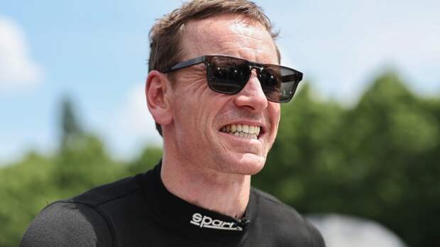 Actor Michael Fassbender at Le Mans