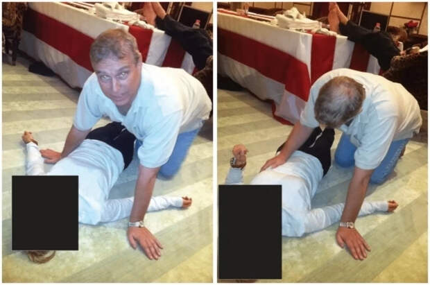 DM: на интимном фото с экс-принцем Эндрю из файлов Эпштейна – девушка из РФ