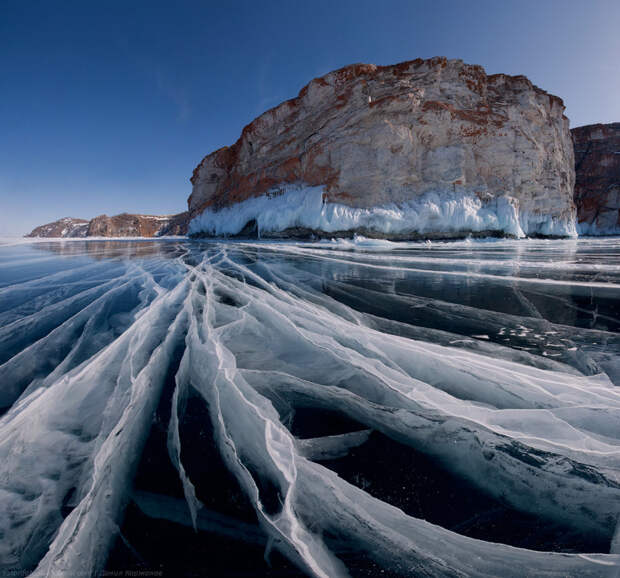 3. Удивительная красота замерзшего Байкала интересное, фотография