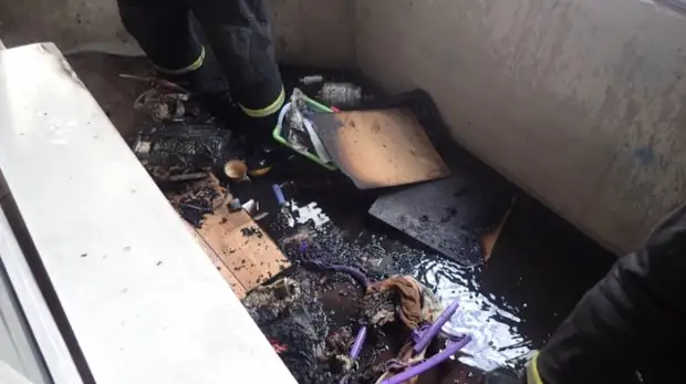 Пожар на Островского.