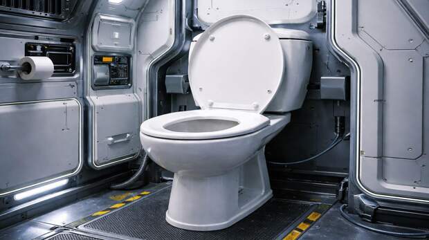 Как работает космический туалет