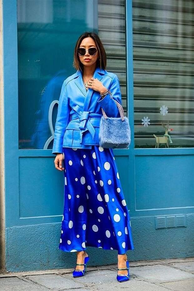 Как носить синий - самый модный цвет 2020 года фото №15
