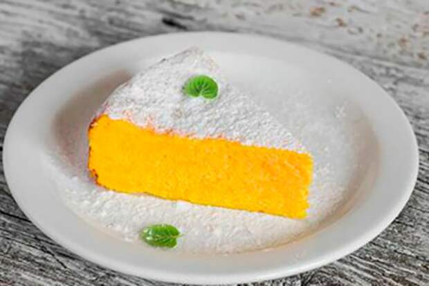Тыквенный пирог на манке — вкуснейший диетический десерт
