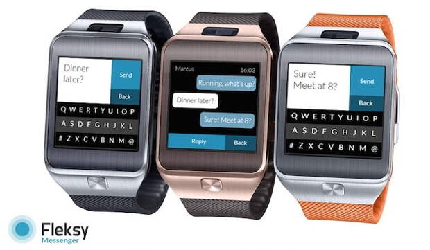 flesky gear Новое приложение от Fleksy для смарт часов Galaxy Gear позволяет обмениваться сообщениями без подключения к смартфону