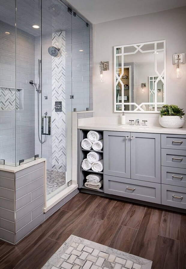Умение правильно сочетать цвета, позволит создать стильный интерьер ванной комнаты