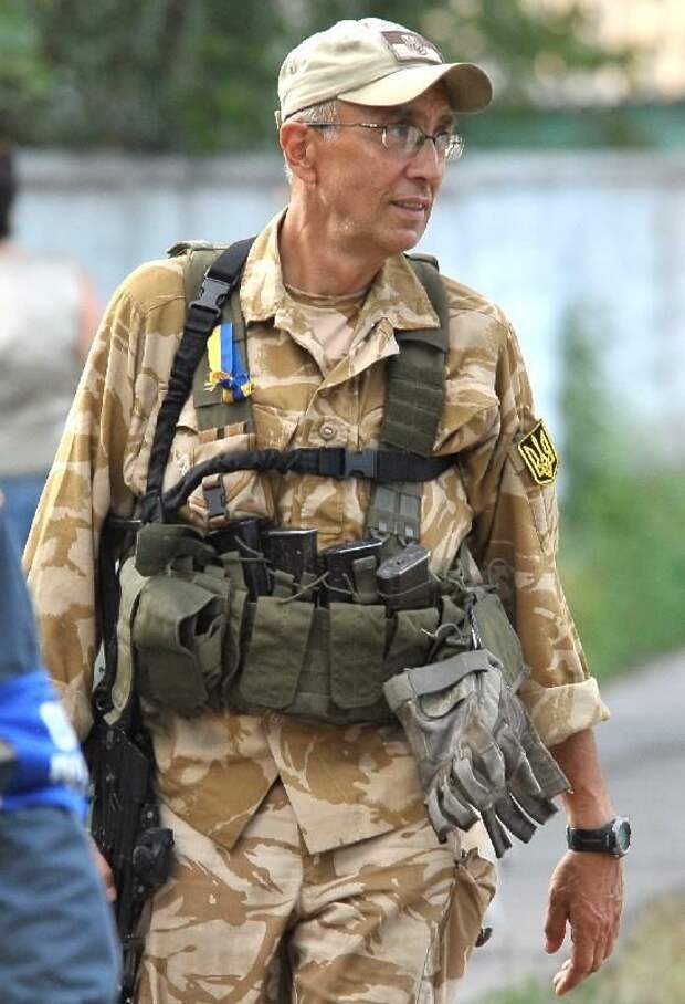 Марк Паславский в батальоне «Донбасс». Лето 2014 г.