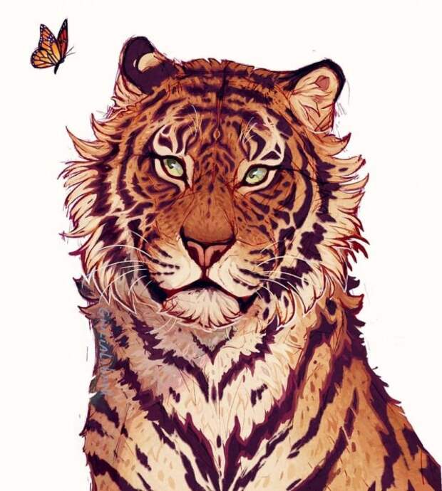 НАРИСОВАННАЯ КРАСОТИЩА 2019 №115
