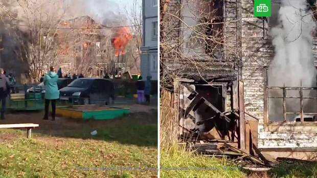В подожженном детьми доме погибли три человека: видео