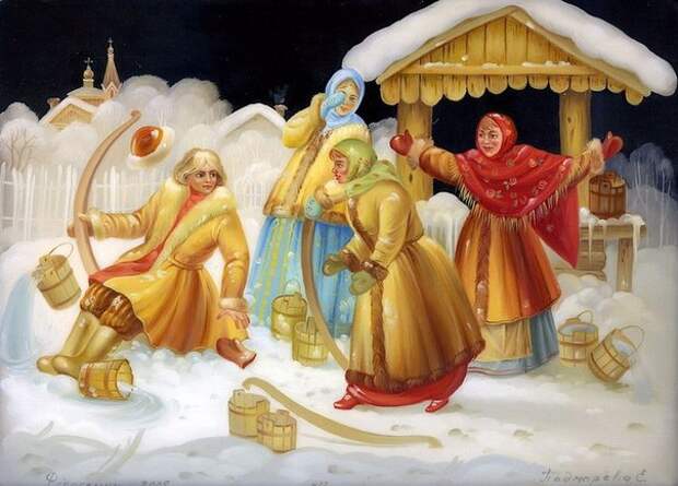 Старая Русь в Федоскинских миниатюрах.