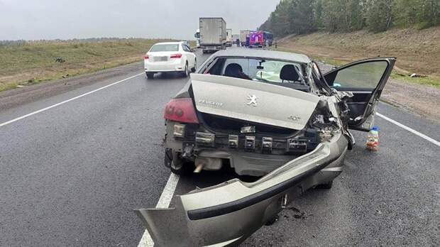 Женщина и четверо детей пострадали в результате ДТП в Иркутской области