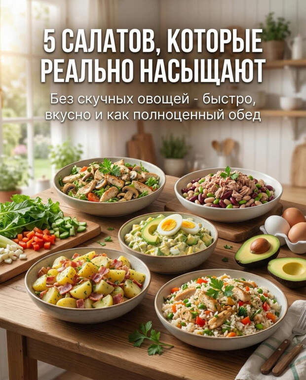 Кулинария>5 салатов!