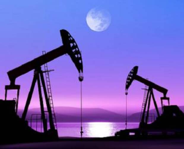 Нефтяные вышки качают нефть