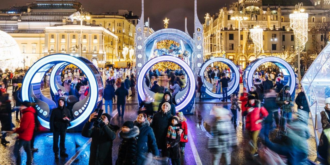 Более 1 млн.человек встретили Новый год в центре Москвы / Фото: mos.ru
