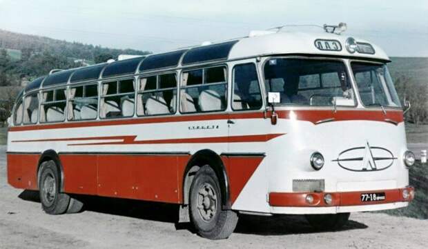 ЛАЗ-699А (1964-го года) - первая серийная модификация междугородного автобуса большого класса. история, ретро, фото