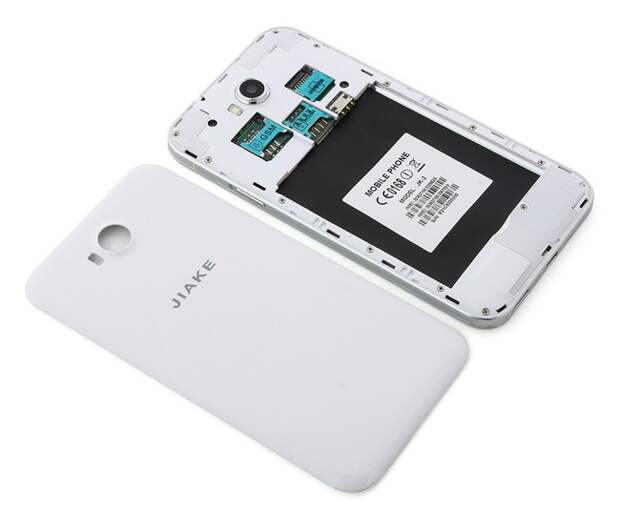 JIAKE JK2 5.5" IPS 1280*720 px Android 4.2.2 MTK6592 Octa Core Mobile Phone 1.7GHz Camera 8.0MP 1GB+8GB GPS 3G Cellphone White